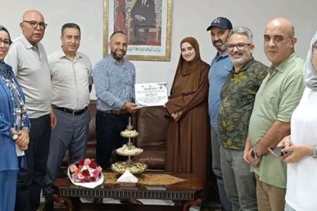 المديرية الإقليمية بالحسيمة تستقبل صاحبة أعلى معدل في البكالوريا على صعيد الإقليم